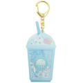 Japan Sanrio Floating Sequins Keychain - Cinnamoroll : Cafe Drink Style - 1