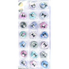 Japan Sanrio Sparkly Marble Sticker Flakes - Kuromi : KiraCoro