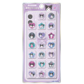 Japan Sanrio Sparkly Marble Sticker Flakes - Kuromi : KiraCoro - 2