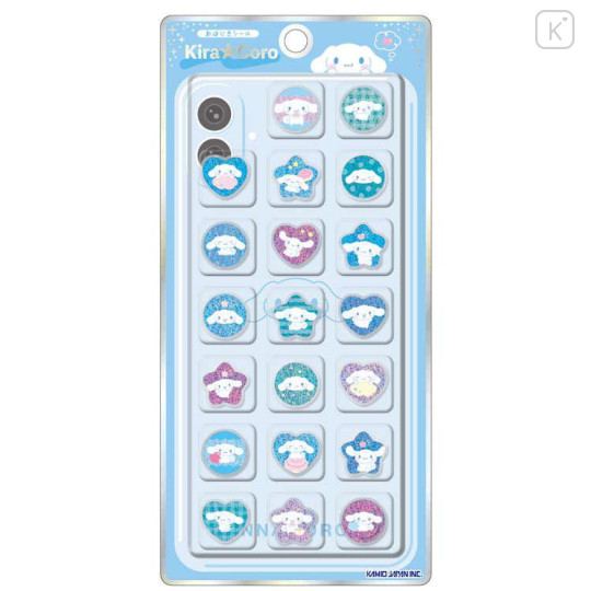 Japan Sanrio KiraCoro Glass Bead Sticker - Cinnamoroll - 2