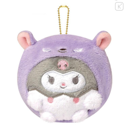 Japan Sanrio Mascot Holder - Kuromi : Marumochi Cosplay - 1