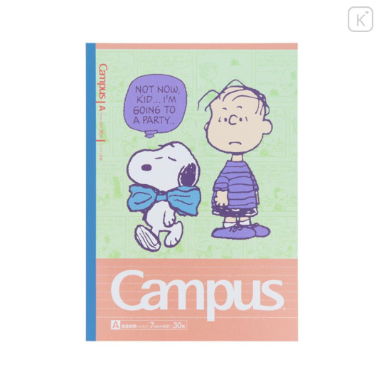 Japan Peanuts Campus Notebook Set A-Ruled - Snoopy & Woodstock : Kids Comic - 5