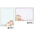 Japan Disney Mini Notepad - Chip & Dale : Sweet Dream Mint - 2