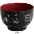 Japan San-X Soup Bowl - Rilakkuma : Anytime Sushi Black - 2