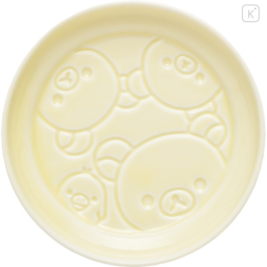 Japan San-X Soy Sauce Plate - Rilakkuma : Anytime Sushi Embossed - 1