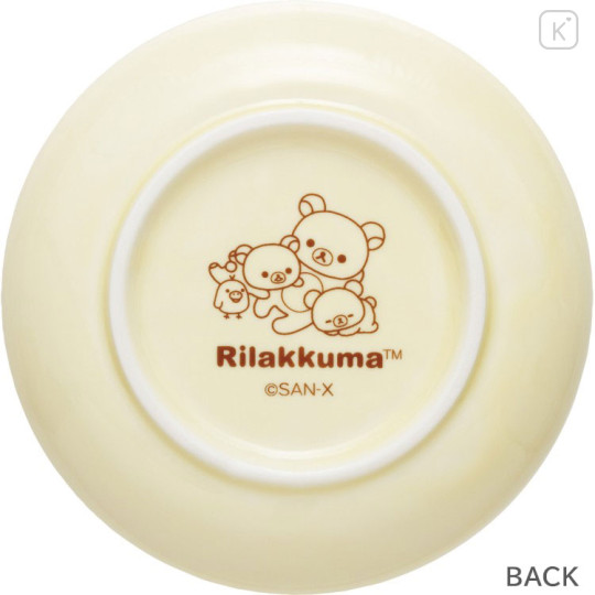 Japan San-X Soy Sauce Plate - Rilakkuma : Anytime Sushi Embossed - 2