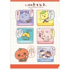 Japan San-X A4 Clear File Folder - Uso Tantei Tomanto : Debut Introduction