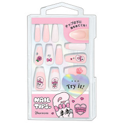 Japan Esther Bunny Nail Tips - Pink
