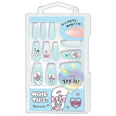 Japan Esther Bunny Nail Tips - Blue