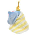 Japan Disney Store Plush Mascot Keychain - Dumbo : Soonfall Swaddled Fluffy Blanket - 2