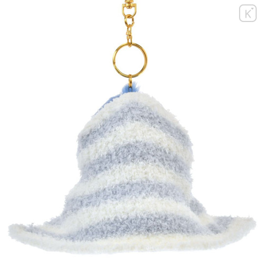 Japan Disney Store Plush Mascot Keychain - Stitch : Soonfall Swaddled Fluffy Blanket - 3