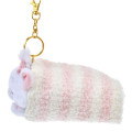 Japan Disney Store Plush Mascot Keychain - Marie : Soonfall Swaddled Fluffy Blanket - 2