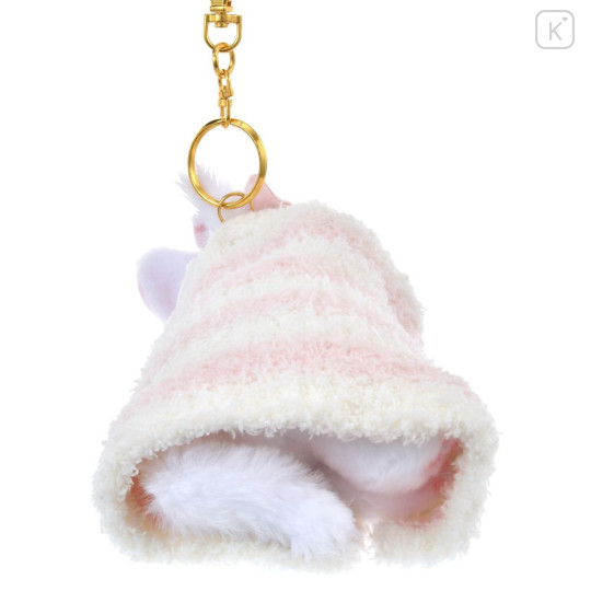 Japan Disney Store Plush Mascot Keychain - Marie : Soonfall Swaddled Fluffy Blanket - 3