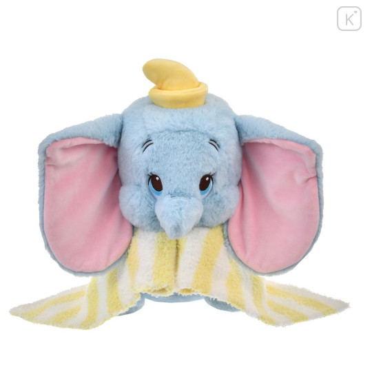 Japan Disney Store Plush Toy - Dumbo : Soonfall Swaddled Fluffy Blanket - 1