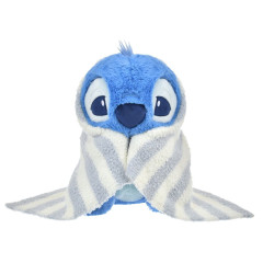 Japan Disney Store Plush Toy - Stitch : Soonfall Swaddled Fluffy Blanket