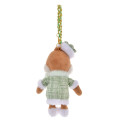 Japan Disney Store Plush Mascot Keychain - Clarice : Tweed Style Pearl Bead - 3