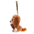 Japan Disney Store Plush Mascot Keychain - Lady and the Tramp : Tweed Style Pearl Bead - 2
