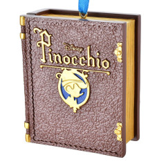 Japan Disney Store Ornament Figure - Pinocchio : Pop-Up Music & Talking Story Book Disney Christmas Ornament