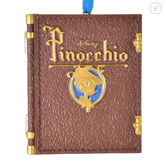 Japan Disney Store Ornament Figure - Pinocchio : Pop-Up Music & Talking Story Book Disney Christmas Ornament - 4