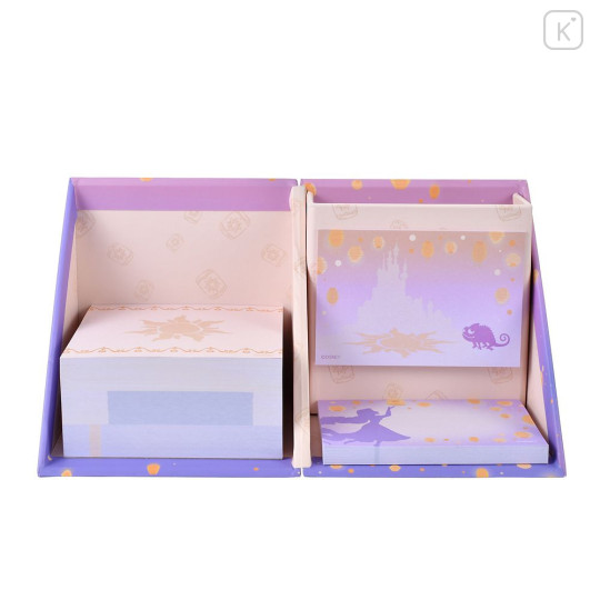 Japan Disney Store Sticky Notes & Memo Pad & Pen Stand - Rapunzel : Silhouette - 1