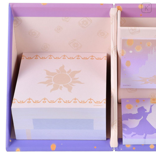 Japan Disney Store Sticky Notes & Memo Pad & Pen Stand - Rapunzel : Silhouette - 6