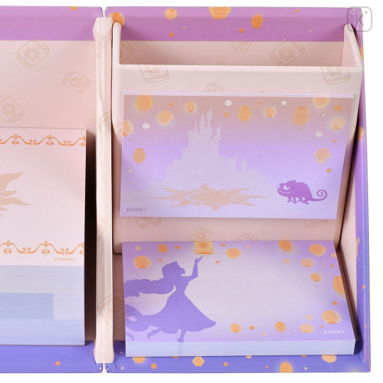 Japan Disney Store Sticky Notes & Memo Pad & Pen Stand - Rapunzel : Silhouette - 7