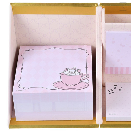 Japan Disney Store Sticky Notes & Memo Pad & Pen Stand - Marie : Pink - 6