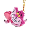 Japan Disney Store Fluffy Plush Keychain - Cheshire Cat : Glow in the Dark - 4