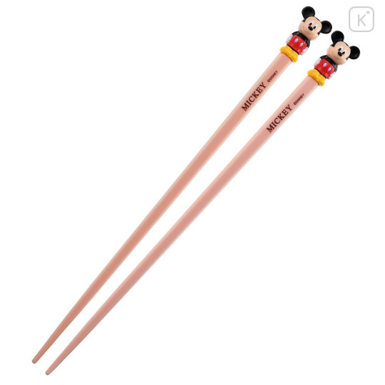 Japan Disney Store Chopsticks 20cm - Mickey : Orange - 1