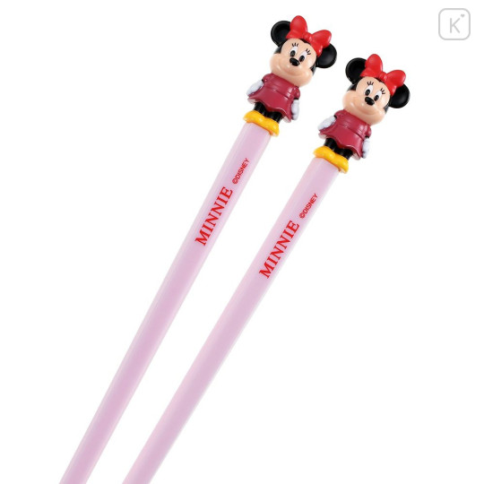 Japan Disney Store Chopsticks 20cm - Minnie : Pink - 3