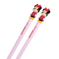 Japan Disney Store Chopsticks 20cm - Minnie : Pink - 4