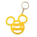 Japan Disney Store 3D Keychain - Mickey : Stylish Marble Name Logo Key Chain Fes - 3
