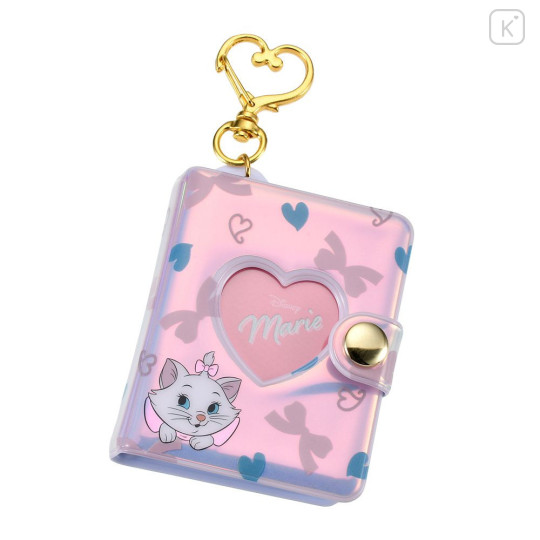 Japan Disney Store Mini Photo Album Keychain - Marie : Clear Window Aurora Key Chain Fes - 1