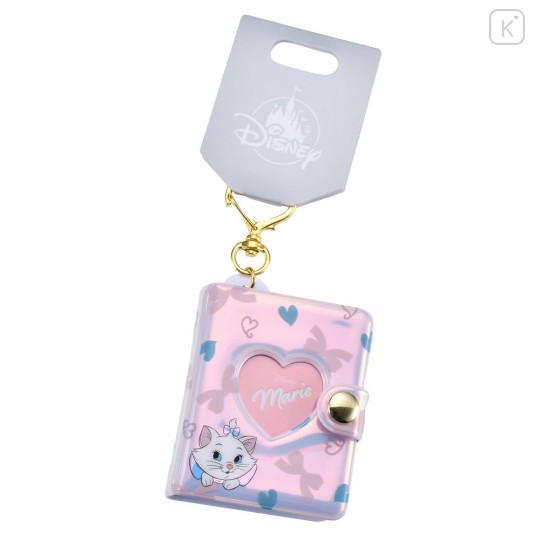 Japan Disney Store Mini Photo Album Keychain - Marie : Clear Window Aurora Key Chain Fes - 2