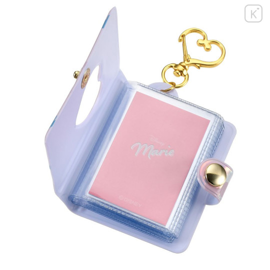 Japan Disney Store Mini Photo Album Keychain - Marie : Clear Window Aurora Key Chain Fes - 5