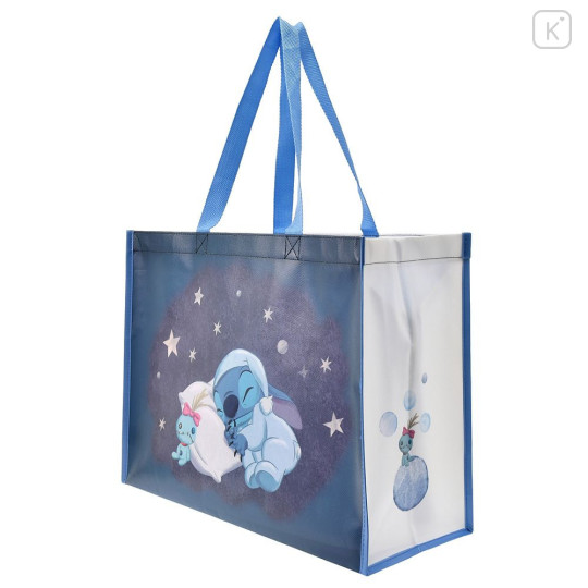 Japan Disney Store Eco Shopping Bag - Scrump & Stitch : Honey Day Sweet Dream - 2