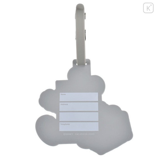 Japan Disney Store Luggage Tag - Mickey : Let's Travel Light Grey - 3