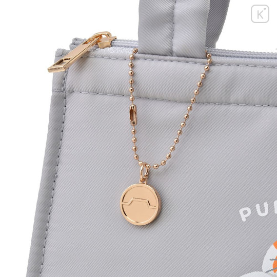 Japan Disney Store Insulated Cooler Lunch Bag - Baymax : Relax Light Grey Cool Tote - 4