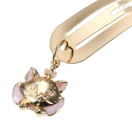 Japan Disney Store Gold Hairpin - Marie : Swinging Charm - 4