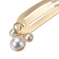 Japan Disney Store Gold Hairpin - Mickey : Swinging Charm Pearl - 4