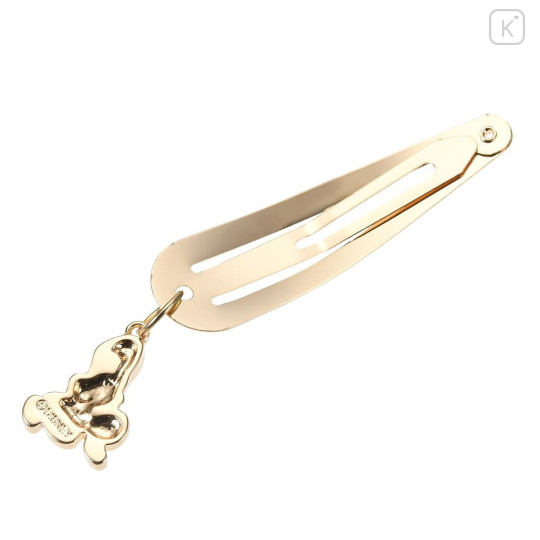 Japan Disney Store Gold Hairpin - Alice in Wonderland Young Oyster : Swinging Charm - 3