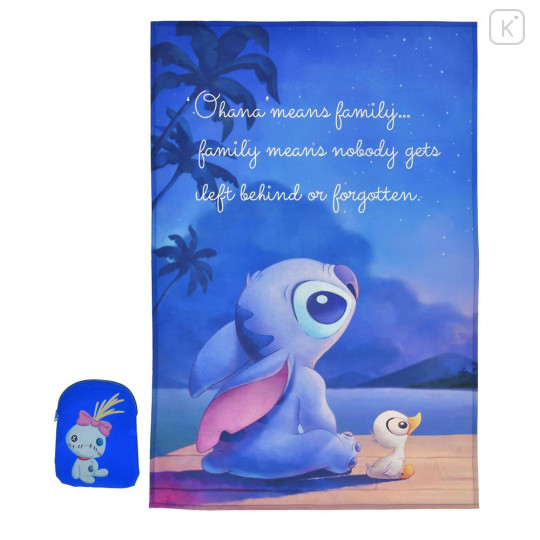 Japan Disney Store Picnic Blanket Leisure Sheet - Scrump & Stitch : Ohana - 1