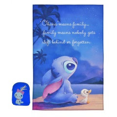 Japan Disney Store Picnic Blanket Leisure Sheet - Scrump & Stitch : Ohana