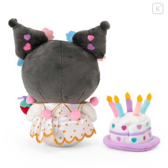 Japan Sanrio Original Plush Toy Set - Kuromi : Birthday Celebration - 2