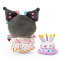 Japan Sanrio Original Plush Toy Set - Kuromi : Birthday Celebration - 2