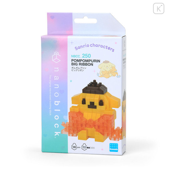 Japan Sanrio Nanoblock - Pompompurin : Big Ribbon - 1