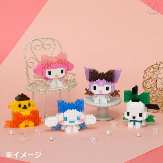 Japan Sanrio Nanoblock - Pompompurin : Big Ribbon - 5