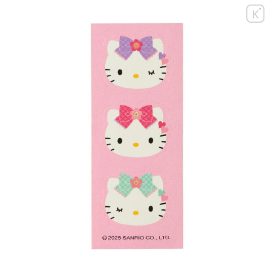 Japan Sanrio Original Gift Envelope Set - Hello Kitty : Kimono Pink - 5