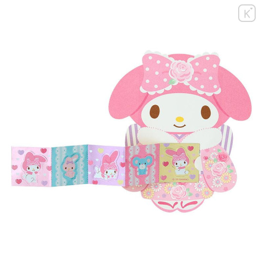 Japan Sanrio Original Gift Envelope Set - My Melody : Kimono Pink - 4