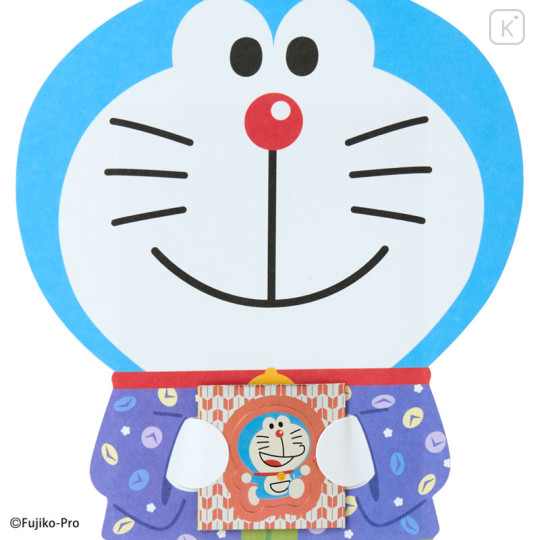 Japan Sanrio Original Gift Envelope Set - Doraemon : Kimono - 3